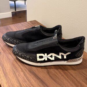 DKNY Black Sneakers Size 10